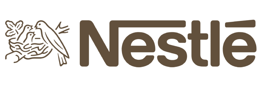 Nestle logo featured as a placement partner of DIMTECH
